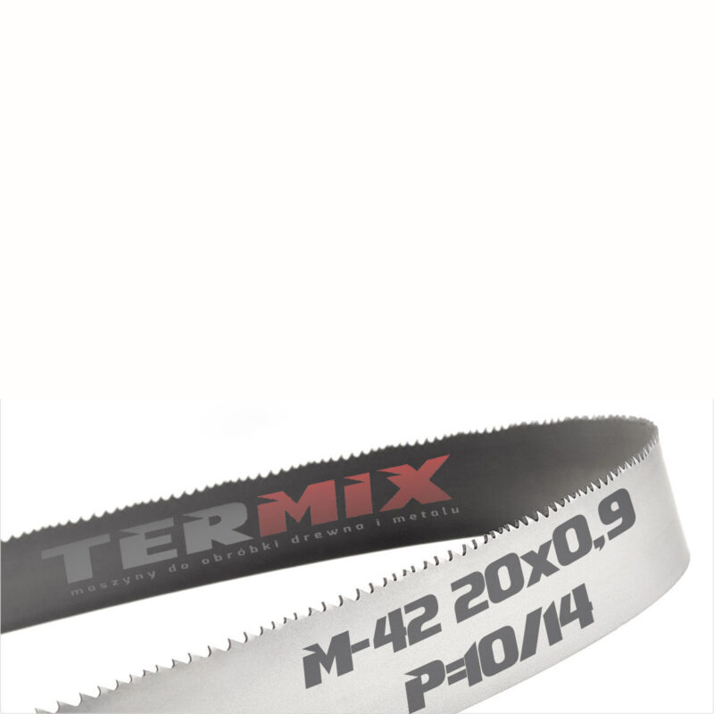 Piła taśmowa brzeszczot taśmowy do cięcia metalu TERMIX Bi-Metal M-42 20x0,9 P=10/14