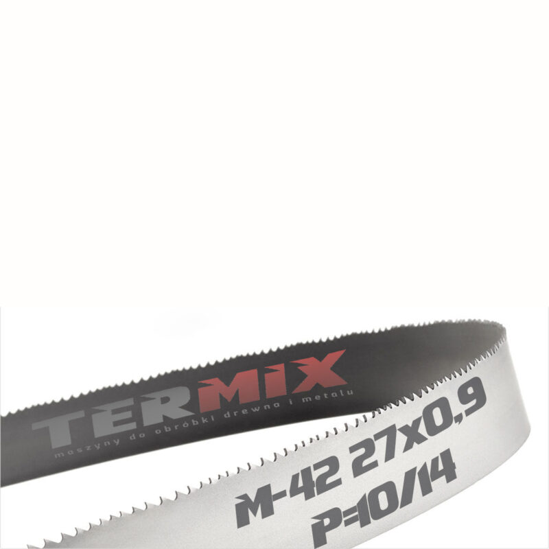 Piła taśmowa brzeszczot taśmowy do cięcia metalu TERMIX Bi-Metal M-42 27x0,9 P=10/14