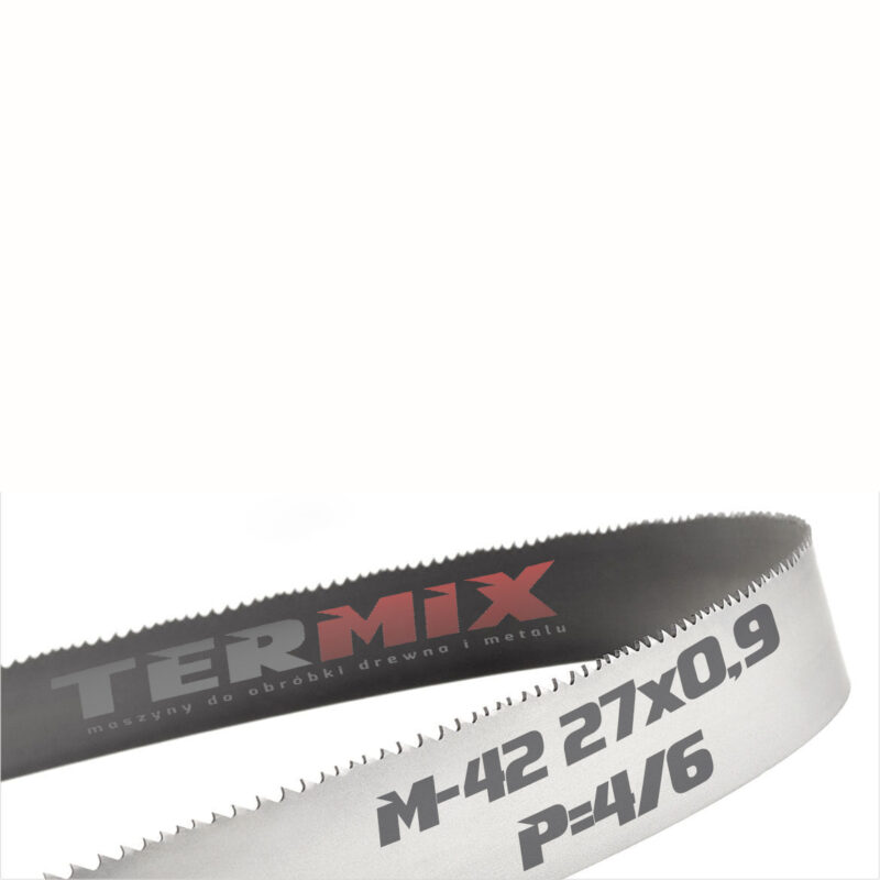 Piła taśmowa brzeszczot taśmowy do cięcia metalu TERMIX Bi-Metal M-42 27x0,9 P=4/6